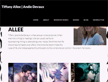 Tablet Screenshot of andiedevaux.com